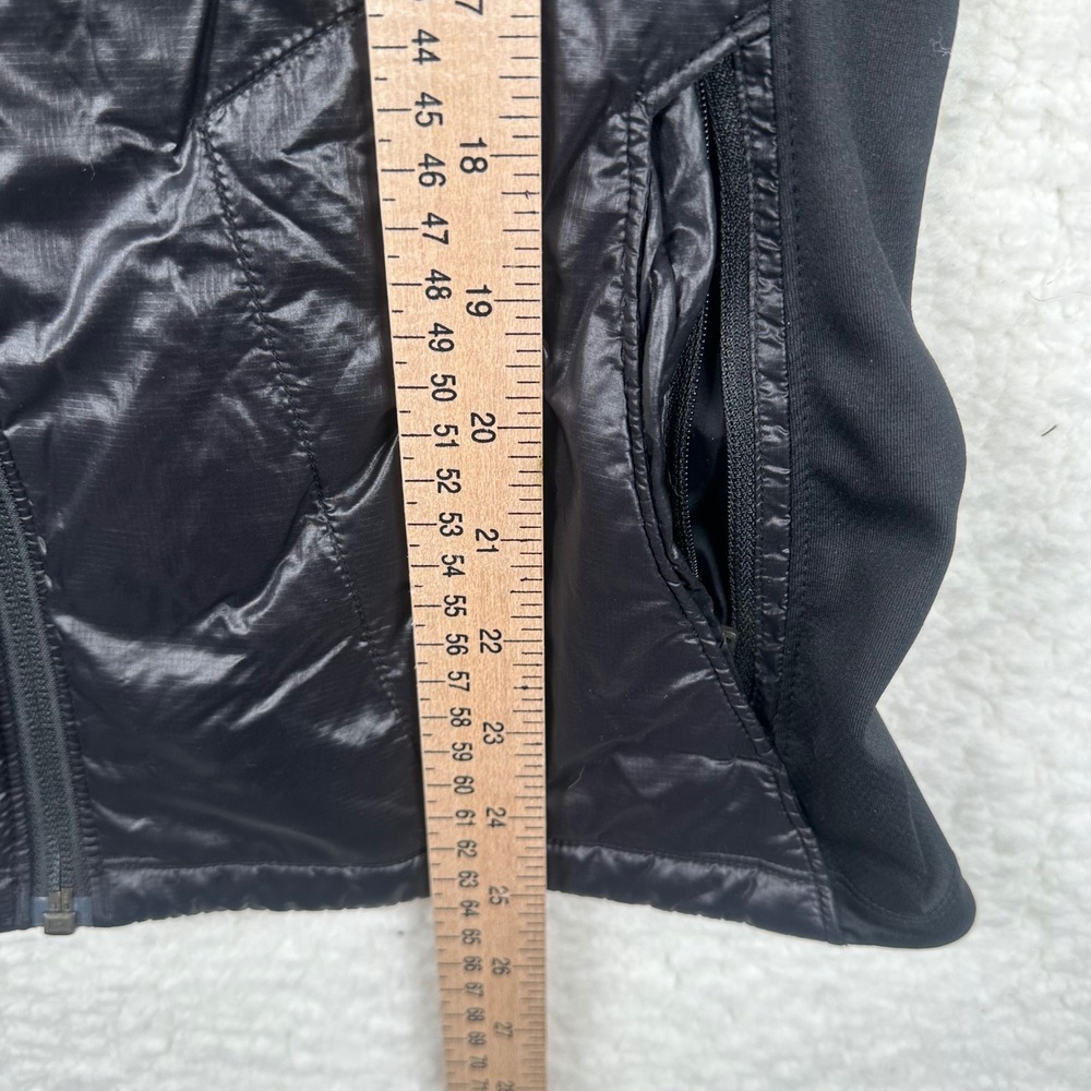 The North Face Womens Hybrid Primaloft Quilted Jacket Black Full Zip Mock Neck S - Picture 2 of 6